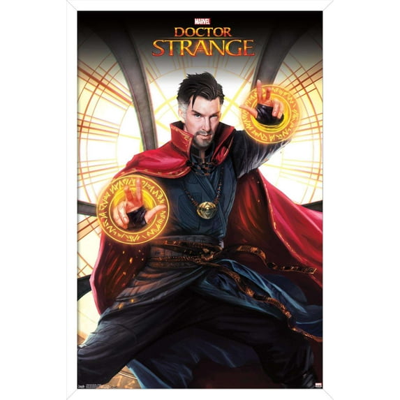 Marvel Cinematic Universe - Doctor Strange - Skylight Wall Poster, 14.725" x 22.375", Framed