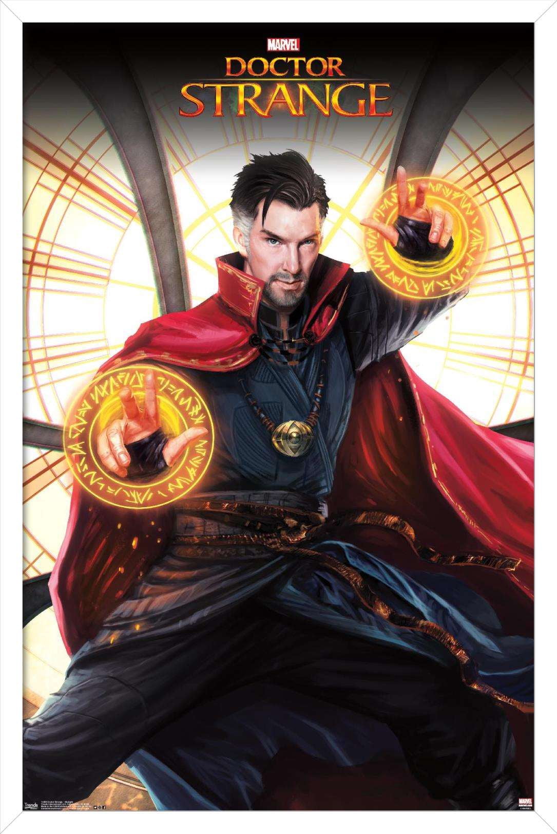 Marvel Cinematic Universe - Doctor Strange - Skylight Wall Poster, 22.375" x 34", Framed