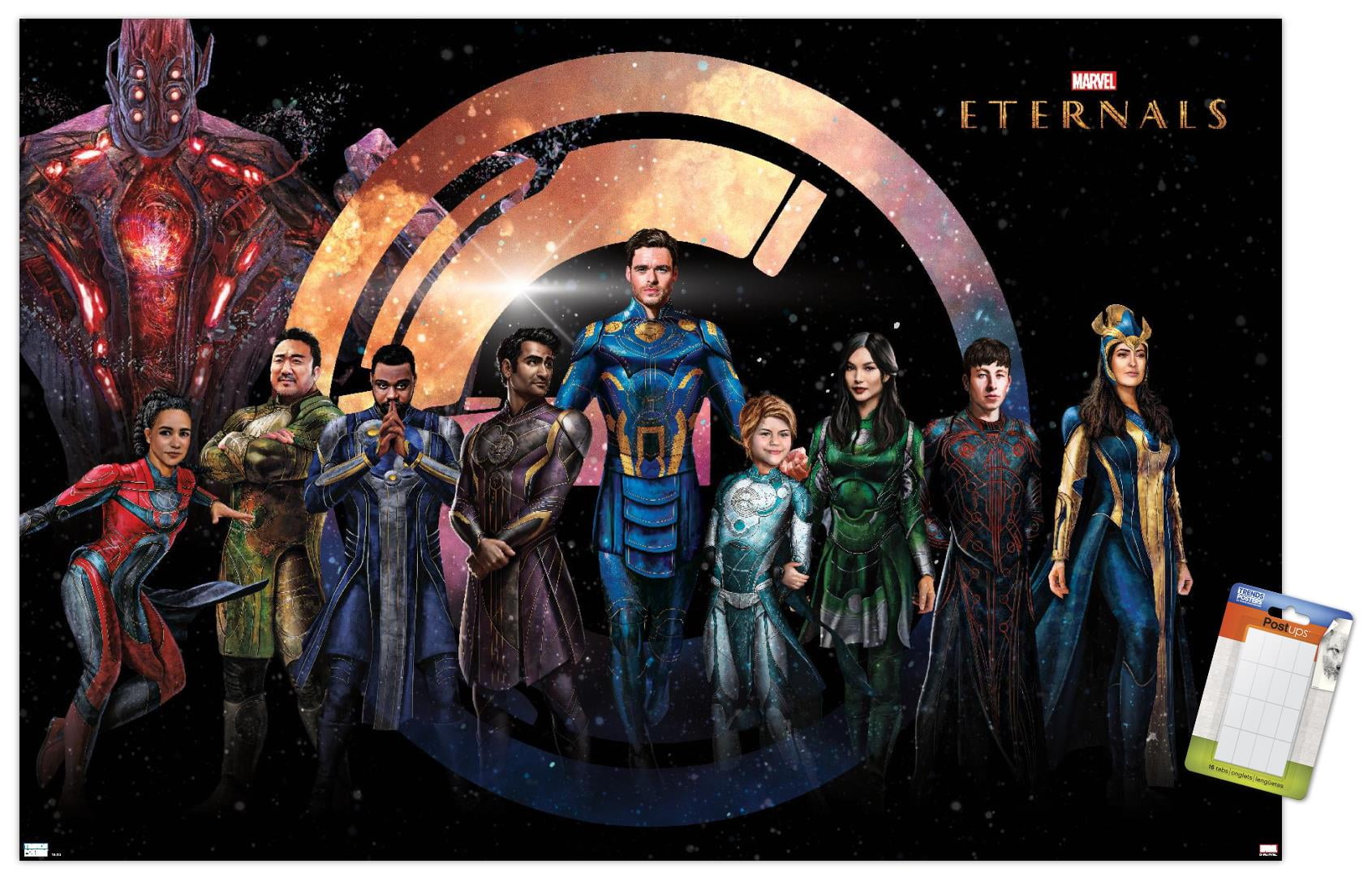 Marvel Cinematic Universe Eternals - Group Wall Poster, 14.725" x 22.375"