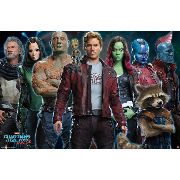 Marvel Cinematic Universe - Guardians of the Galaxy 2 - Intimidation Wall Poster, 14.725" x 22.375"