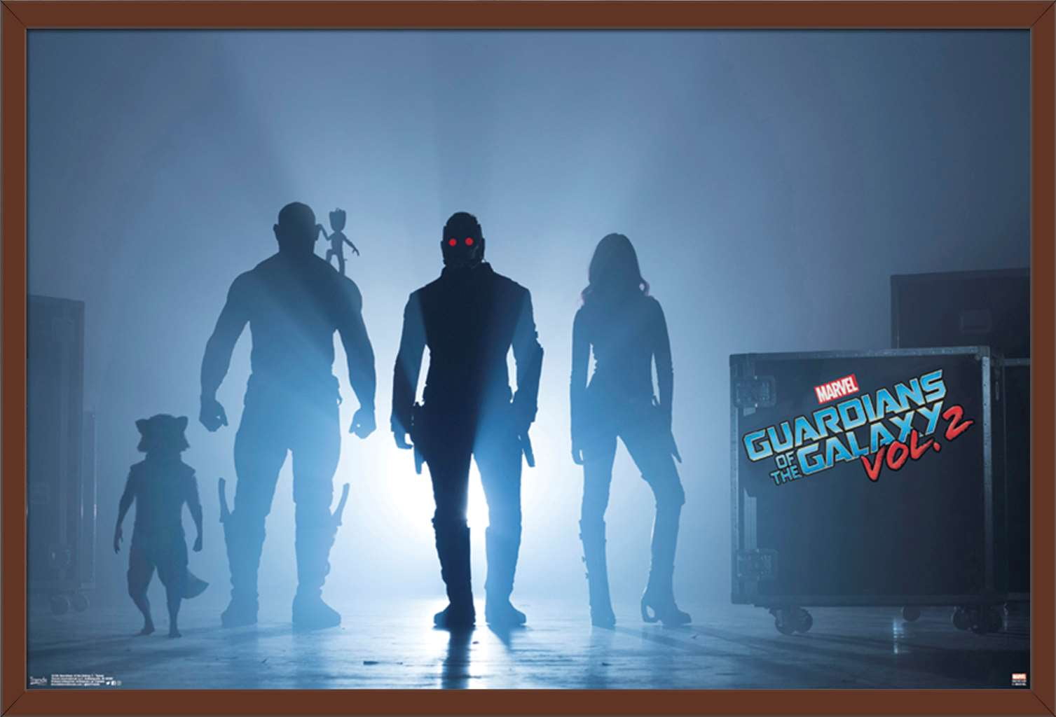 Marvel Cinematic Universe - Guardians of the Galaxy 2 - Teaser Wall Poster, 22.375" x 34", Framed