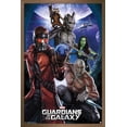 thumbnail image 1 of Marvel Cinematic Universe - Guardians of the Galaxy - Group Wall Poster, 22.375" x 34", Framed, 1 of 3