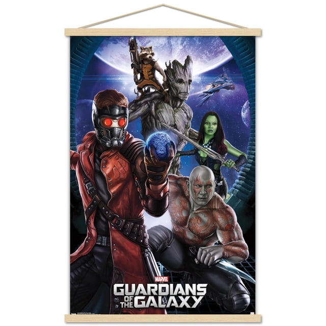 Marvel Cinematic Universe - Guardians of the Galaxy - Group Wall Poster ...