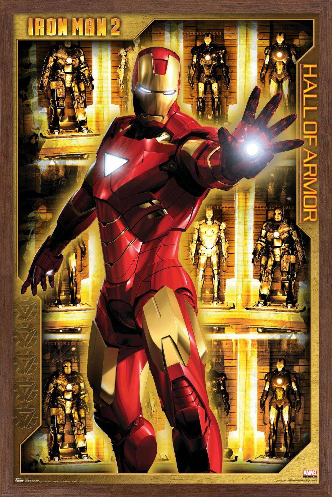 Marvel Cinematic Universe - Iron Man 2 - Hall of Armor Wall Poster