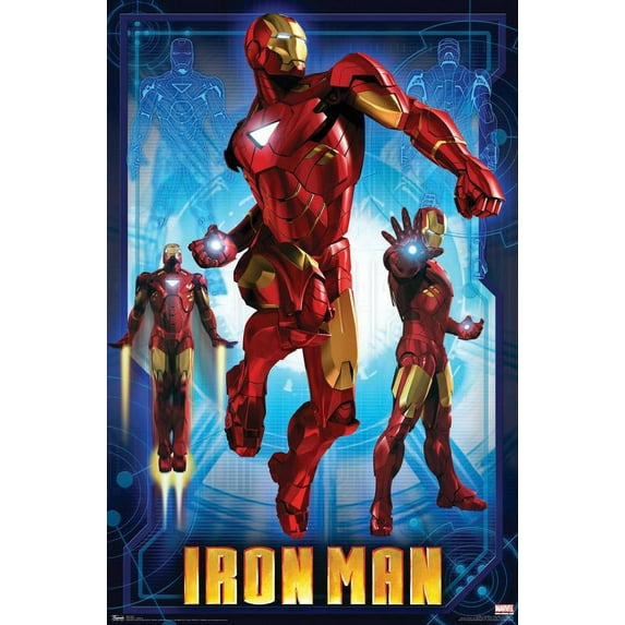 Marvel Cinematic Universe - Iron Man 2 - Mark Vi Wall Poster, 22.375" x 34"