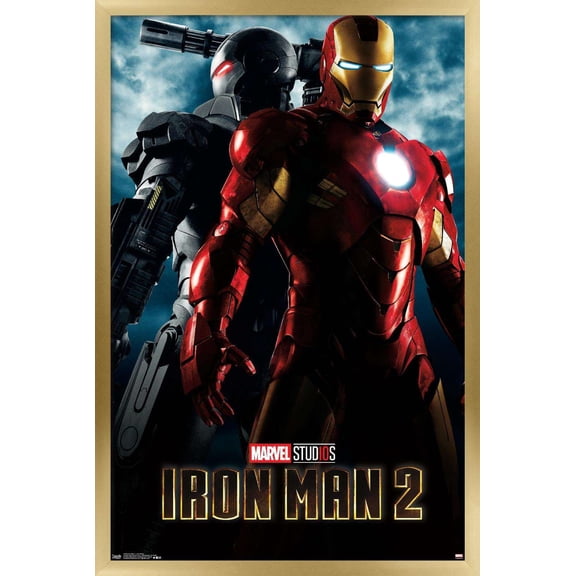 Marvel Cinematic Universe - Iron Man 2 - One Sheet Wall Poster, 14.725" x 22.375", Framed