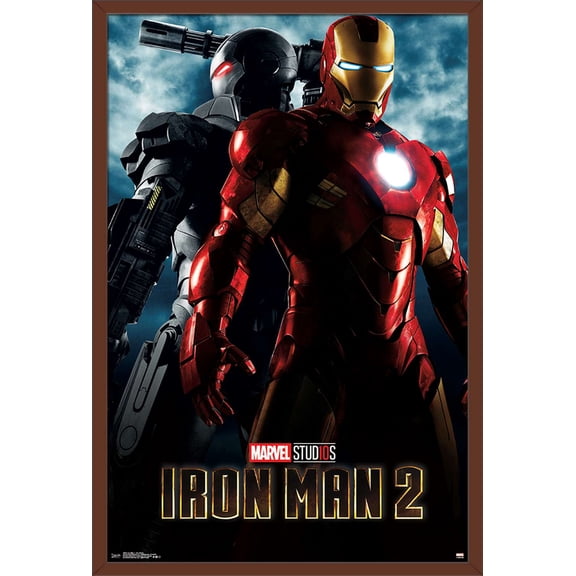 Marvel Cinematic Universe - Iron Man 2 - One Sheet Wall Poster, 22.375" x 34", Framed