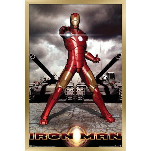 Marvel Cinematic Universe - Iron Man - Tanks Wall Poster, 22.375" x 34", Framed