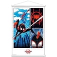 thumbnail image 1 of Marvel Cinematic Universe - Spider-Man - Into The Spider-Verse - Panel Wall Poster with Wooden Magnetic Frame, 22.375" x 34", 1 of 3