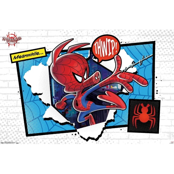 Marvel Cinematic Universe - Spider-Man - Into The Spider-Verse - Thwip Wall Poster, 14.725" x 22.375"