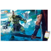 Marvel Cinematic Universe - Thor - Ragnarök - Arena Hulk Wall Poster, 14.725" x 22.375"
