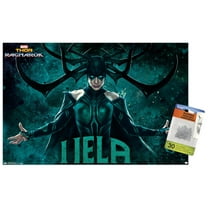 Marvel Cinematic Universe - Thor - Ragnarök - Hela Wall Poster with Push Pins, 14.725" x 22.375"