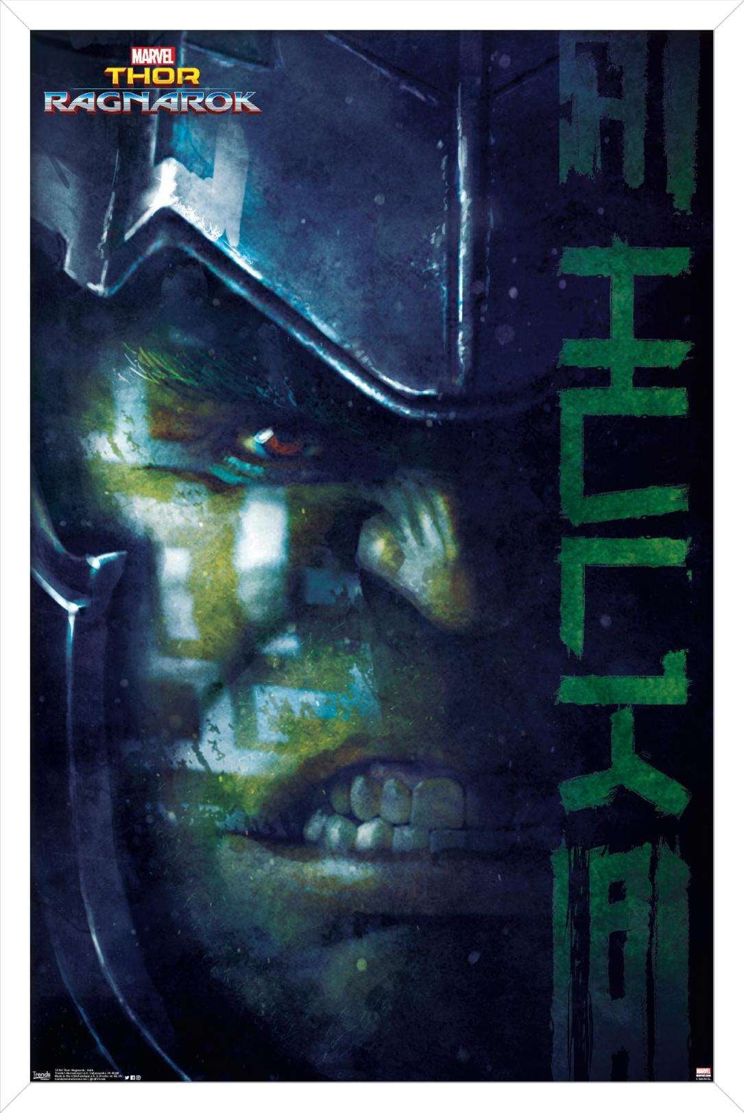 Marvel Cinematic Universe - Thor - Ragnarök - Hulk Wall Poster, 14.725" x 22.375", Framed