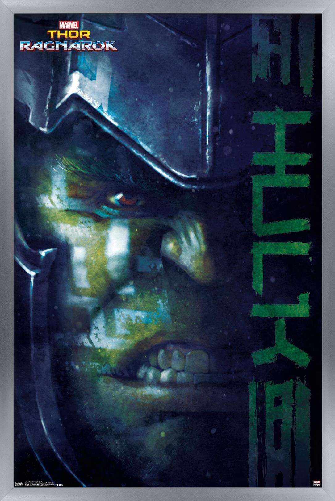 Marvel Cinematic Universe - Thor - Ragnarök - Hulk Wall Poster, 14.725" x 22.375", Framed