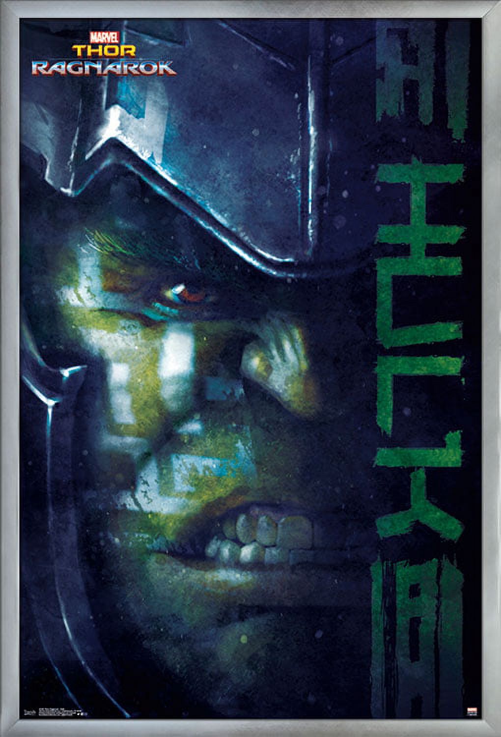 Marvel Cinematic Universe - Thor - Ragnarök - Hulk Wall Poster, 22.375" x 34", Framed