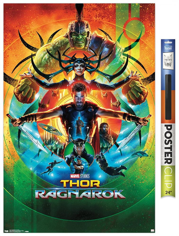 Thor Record of Ragnarok' Poster, picture, metal print, paint by