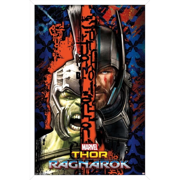 Marvel Cinematic Universe - Thor: Ragnarok - Split Wall Poster, 22.375" x 34", Framed