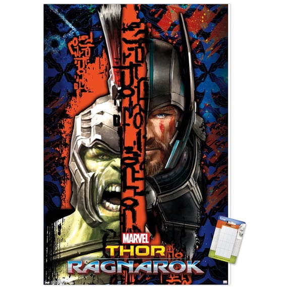 Marvel Cinematic Universe - Thor: Ragnarok - Split Wall Poster, 22.375" x 34"