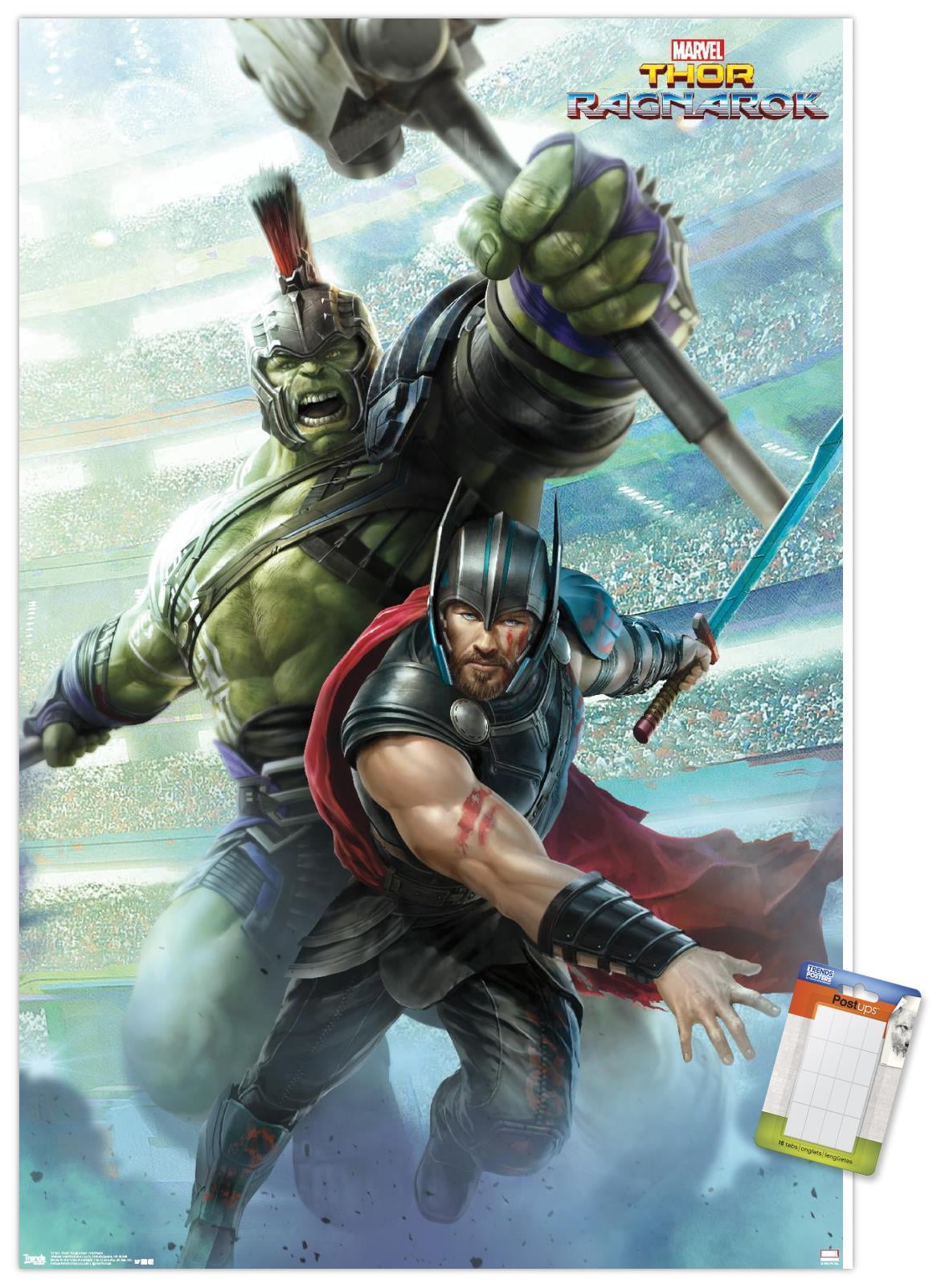 THOR: RAGNAROK Poster Features The Greatest Gladiator Match In The History  Of The Nine Realms: Thor vs. Hulk