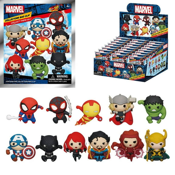 Marvel Classic 3D Foam Bag Clip