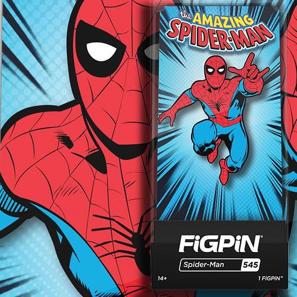 Marvel Classics Spider Man FiGPiN Classic Enamel Pin   Three If By Space