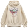 thumbnail image 1 of Marvel - Collage - Women's Oversized Fleece Hoodie Sweatshirt, 1 of 3