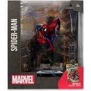 Marvel Collectible 7 Inch Statue Figure 1/10 Sale Posed Scene - Spider-Man Spider-Man #6