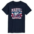 thumbnail image 1 of Marvel - Collegiate Americana - Men's Short Sleeve Graphic Tee, 1 of 5