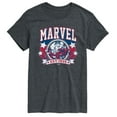 thumbnail image 1 of Marvel - Collegiate Americana - Men's Short Sleeve Graphic Tee, 1 of 5