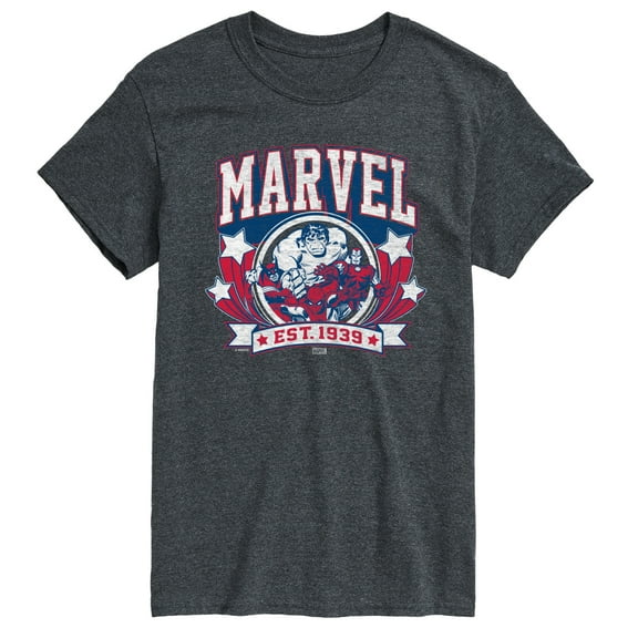 Marvel - Collegiate Americana - Men's Short Sleeve Graphic Tee