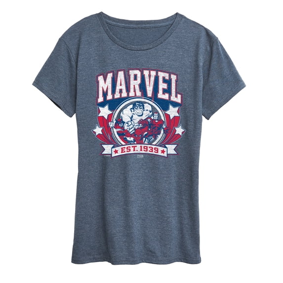 Marvel - Collegiate Americana - Women's Short Sleeve Graphic T-Shirt
