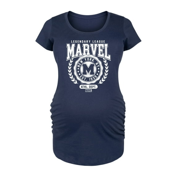 Marvel - Collegiate - Maternity Scoop Neck Graphic T-Shirt