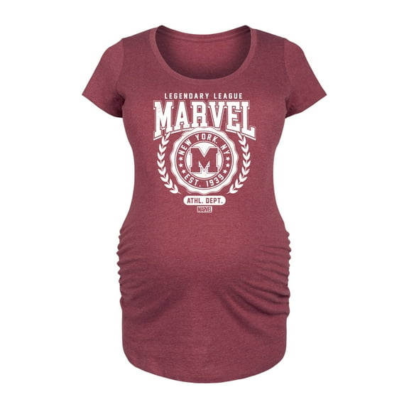 Marvel - Collegiate - Maternity Scoop Neck Graphic T-Shirt