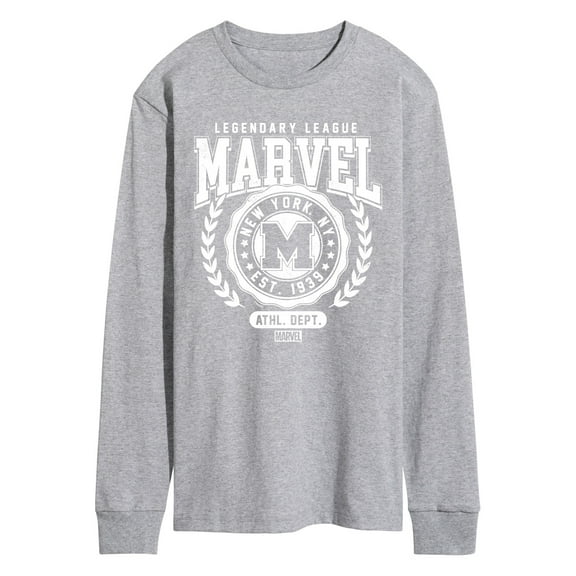 Marvel - Collegiate - Men's Long Sleeve Graphic T-Shirt
