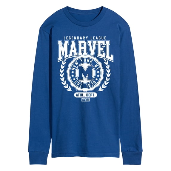 Marvel - Collegiate - Men's Long Sleeve Graphic T-Shirt