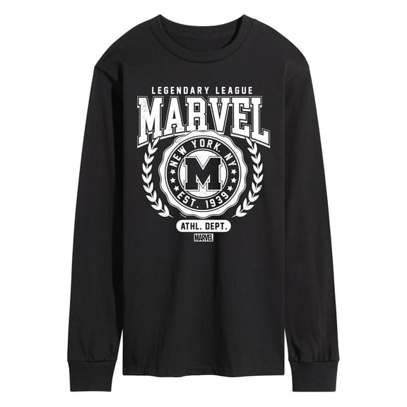 Marvel - Collegiate - Men's Long Sleeve Graphic T-Shirt