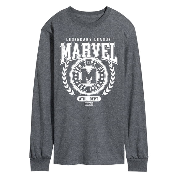 Marvel - Collegiate - Men's Long Sleeve Graphic T-Shirt
