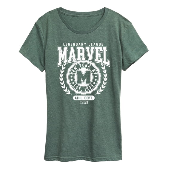 Marvel - Collegiate - Women's Short Sleeve Graphic T-Shirt