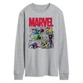 thumbnail image 1 of Marvel - Comic Book Panels - Men's Long Sleeve Graphic T-Shirt, 1 of 5