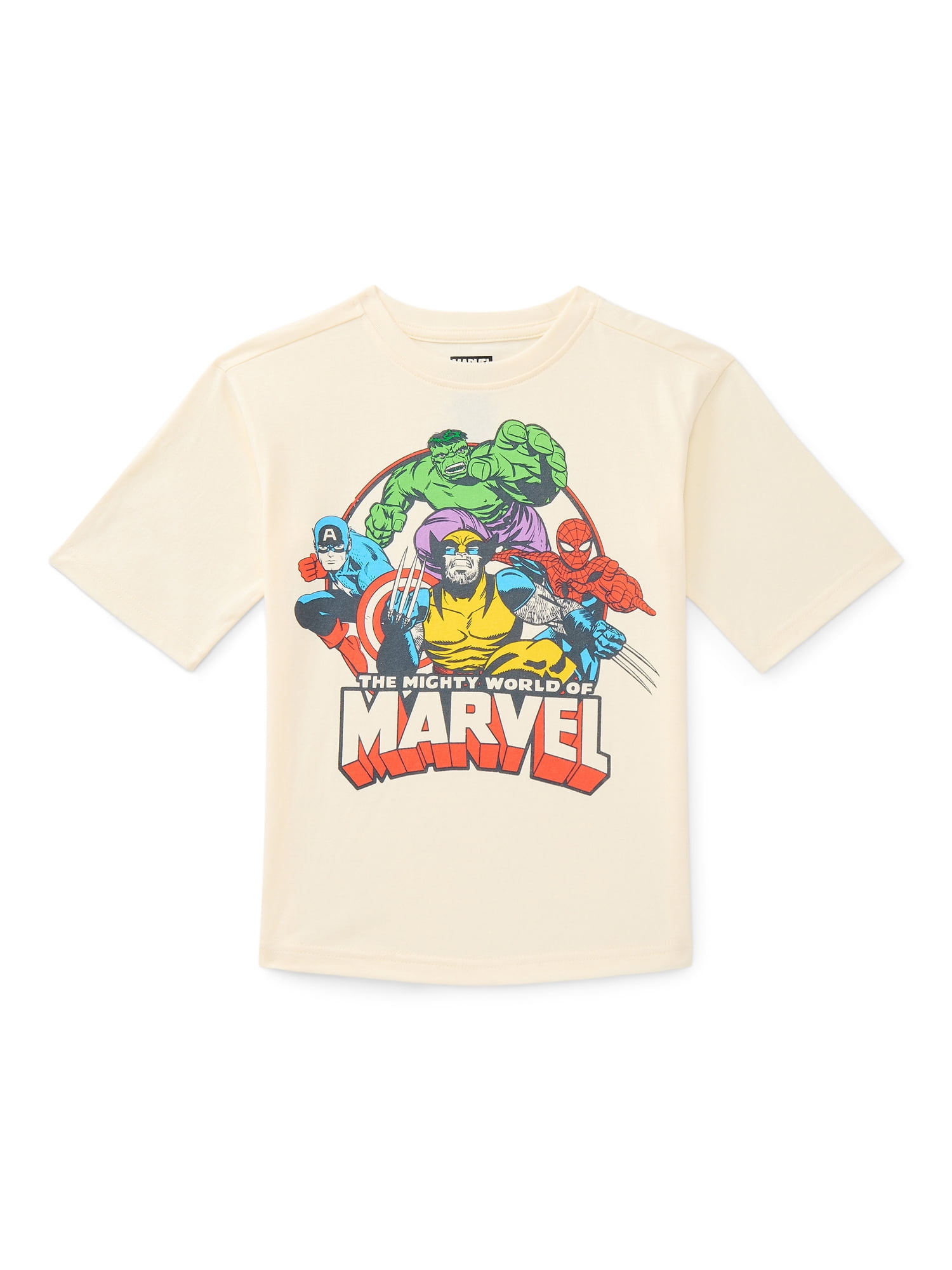 Marvel Comics Boys Graphic Tee with Short Sleeves, Sizes 4-18