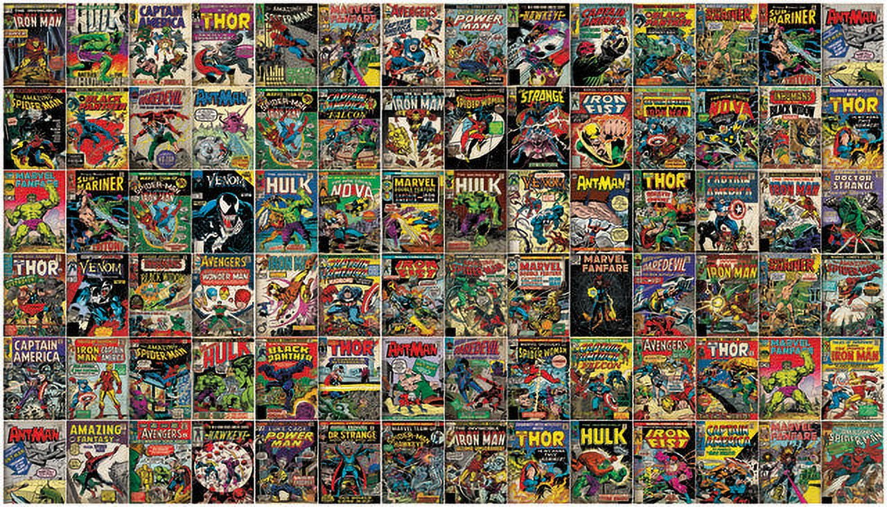 Marvel Comic Cover Peel and Stick Vinyl Wall Mural