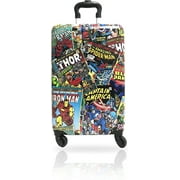 Marvel Comic Heroes Hard-Sided Tween Spinner Luggage 20 Inches Carry-On Travel Trolley Rolling Suitcase for Kids