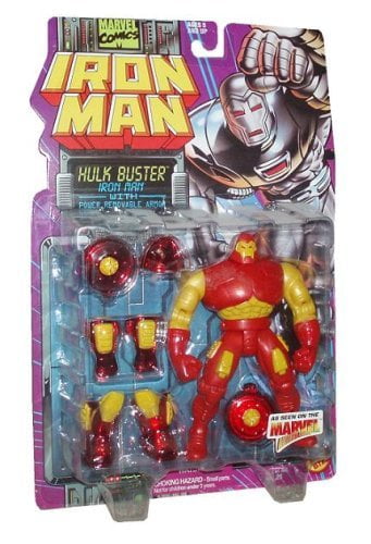 Marvel Comics 1995 Iron Man 5 Inch Action Figure - Iron Man HULK BUSTER with Power Removable Armor