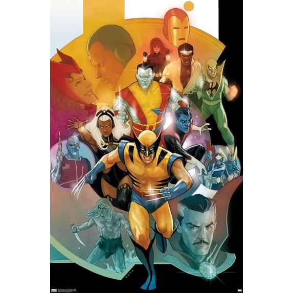 Marvel Comics - 80th Anniversary Collage Wall Poster, 14.725" x 22.375"