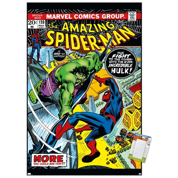 Marvel Comics Amazing Spider-Man #120 Wall Poster, 14.725" x 22.375"
