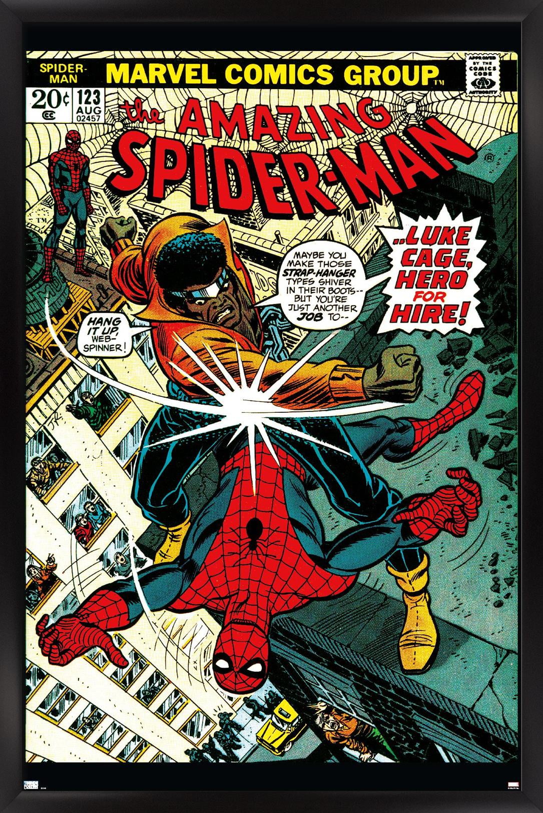 Marvel Comics - Amazing Spider-Man #123 Wall Poster, 22.375" x 34" Framed