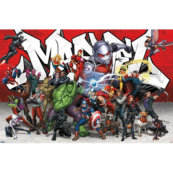 Marvel Comics - Animated Group Wall Poster, 14.725" x 22.375"