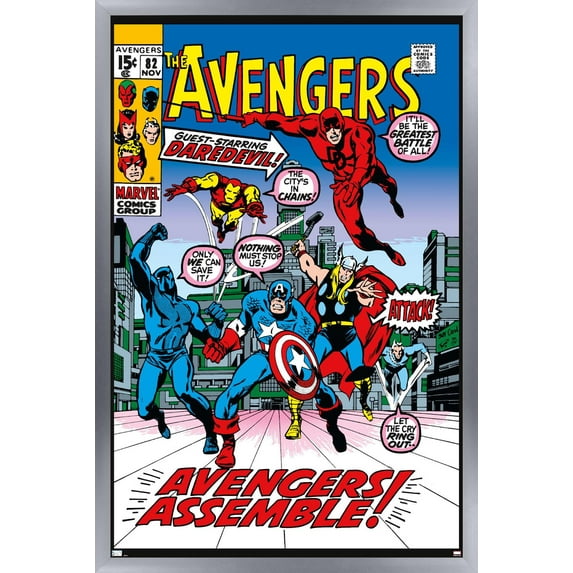 Marvel Comics - Avengers #82 Wall Poster, 22.375" x 34" Framed