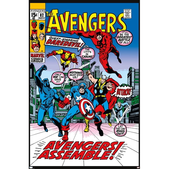 Marvel Comics - Avengers #82 Wall Poster, 22.375" x 34"