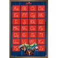 thumbnail image 1 of Marvel Comics - Avengers - Alphabet - Write Letters Wall Poster, 22.375" x 34", Framed, 1 of 3